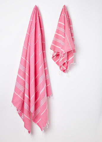 Pink Grapefruit Hammam Towel