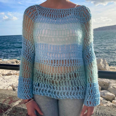 NEW! The FORGET-ME-NOT Crochet Jumper