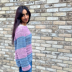 NEW! The LAVENDER Crochet Jumper