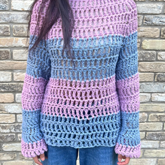 NEW! The LAVENDER Crochet Jumper