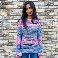 NEW! The LAVENDER Crochet Jumper