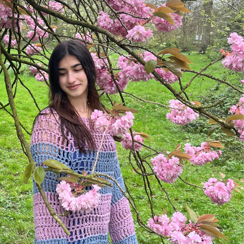 NEW! The LAVENDER Crochet Jumper