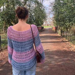 NEW! The LAVENDER Crochet Jumper