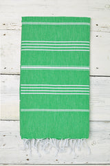 Sorbet Hammam Towel in Apple Green