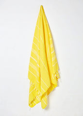traditional turkish hammam towel yellow